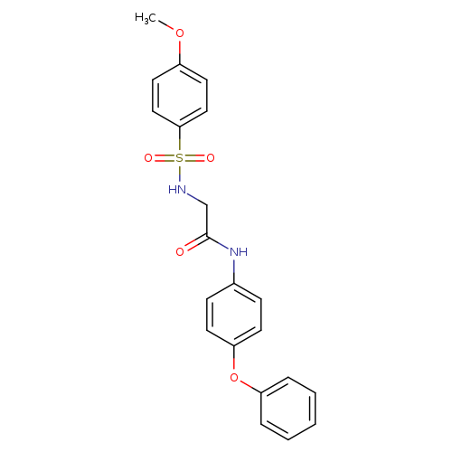 2-{[(4-methoxyphenyl)sulfonyl]amino}-N-(4-phenoxyphenyl)acetamide