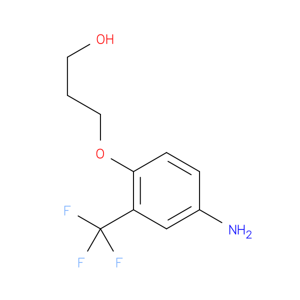 3-[4-Amino-2-(trifluoromethyl)phenoxy]propan-1-ol