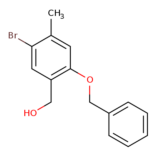 (2-(benzyloxy)-5-bromo-4-methylphenyl)methanol