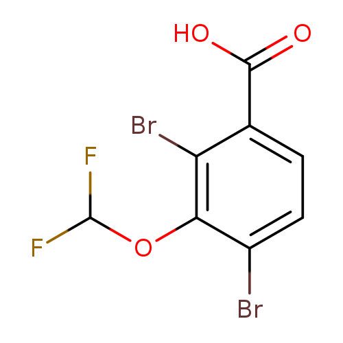 2,4-Dibromo-3-(difluoromethoxy)benzoic acid