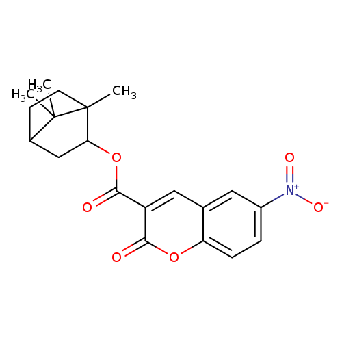 1,7,7-trimethylbicyclo[2.2.1]heptan-2-yl 6-nitro-2-oxo-2H-chromene-3-carboxylate
