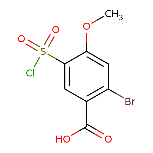 2-bromo-5-(chlorosulfonyl)-4-methoxybenzoicacid