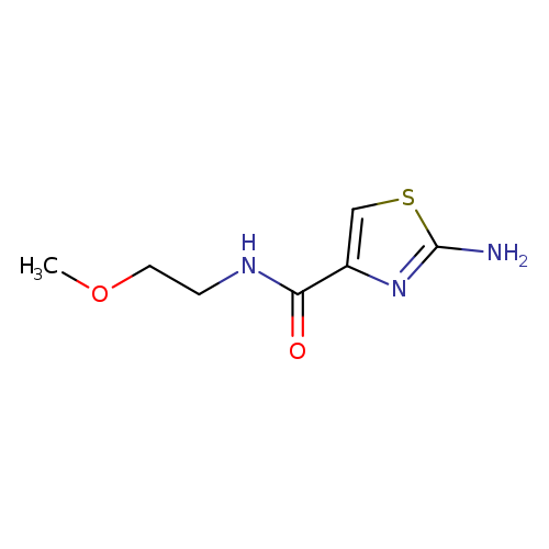 2-Amino-N-(2-methoxyethyl)-1,3-thiazole-4-carboxamide