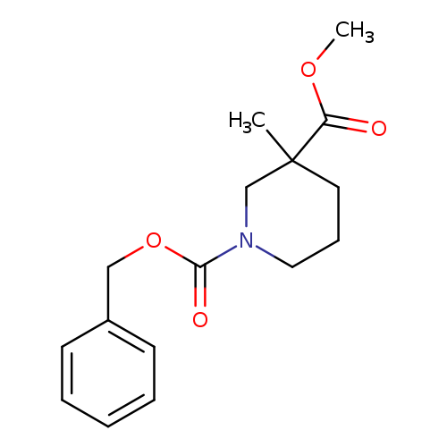 1,3-Piperidinedicarboxylic acid, 3-methyl-, 3-methyl 1-(phenylmethyl) ester