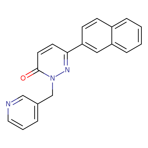 6-(naphthalen-2-yl)-2-[(pyridin-3-yl)methyl]-2,3-dihydropyridazin-3-one