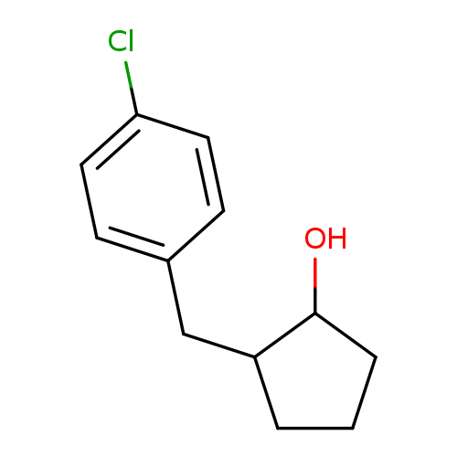 2-[(4-chlorophenyl)methyl]cyclopentan-1-ol