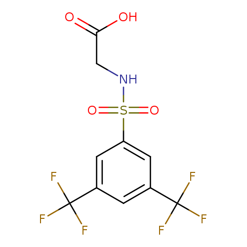 2-[3,5-bis(trifluoromethyl)benzenesulfonamido]acetic acid