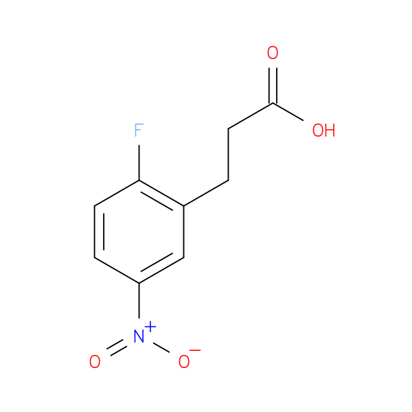 3-(2-fluoro-5-nitrophenyl)propanoic acid