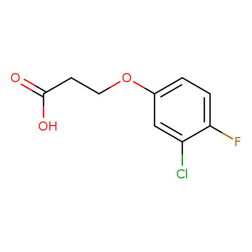 3-(3-chloro-4-fluorophenoxy)propanoic acid