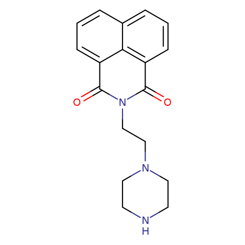 "2-(2-piperazin-1-ylethyl)-1H-benzo[de]isoquinoline-1,3(2H)-dione"