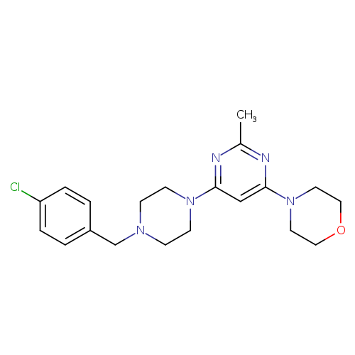 4-(6-{4-[(4-chlorophenyl)methyl]piperazin-1-yl}-2-methylpyrimidin-4-yl)morpholine