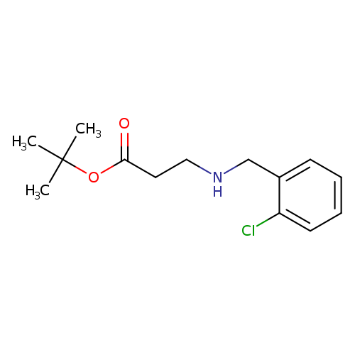 tert-butyl 3-{[(2-chlorophenyl)methyl]amino}propanoate