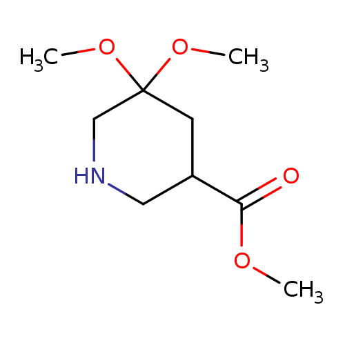 methyl 5,5-dimethoxypiperidine-3-carboxylate