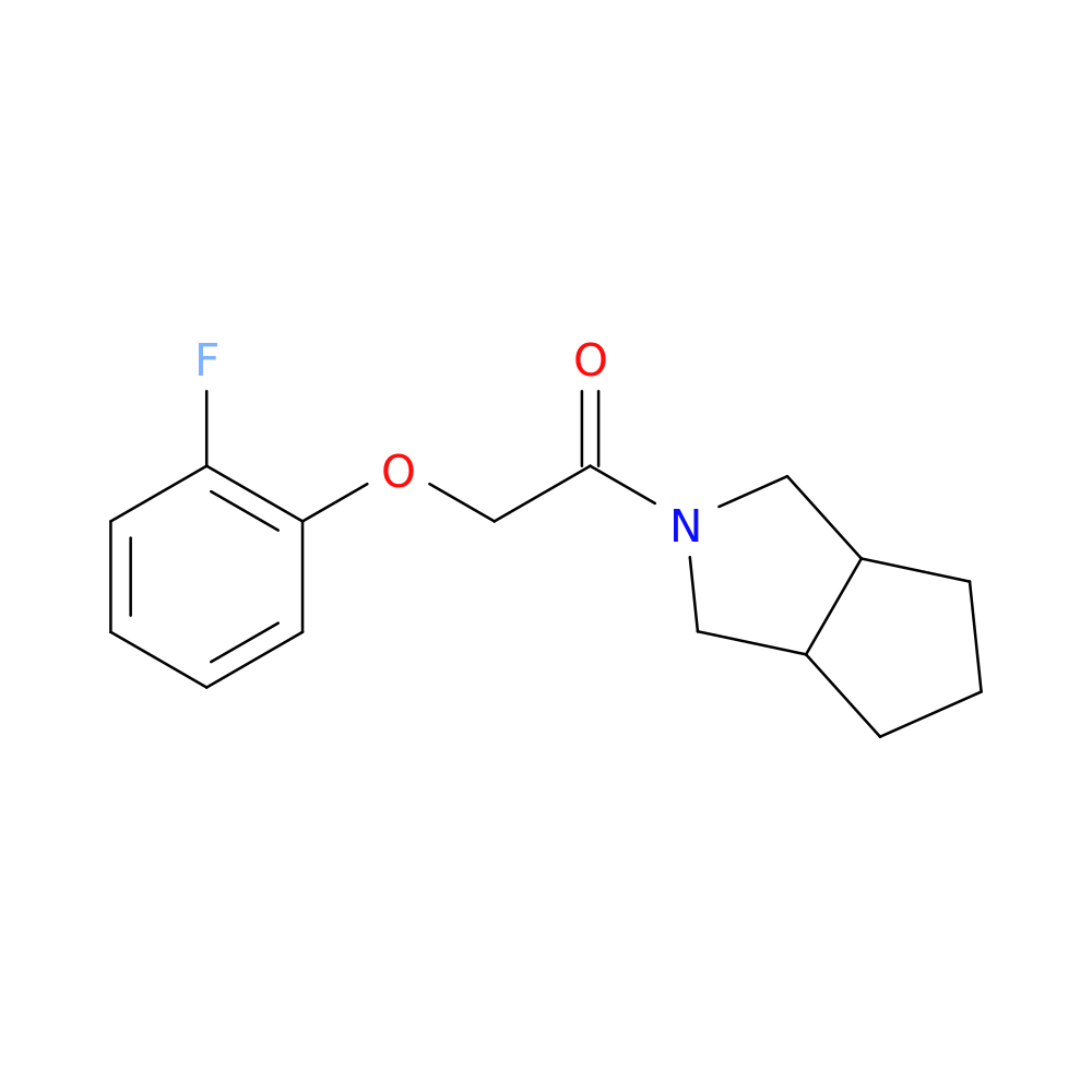 2-(2-fluorophenoxy)-1-{octahydrocyclopenta[c]pyrrol-2-yl}ethan-1-one