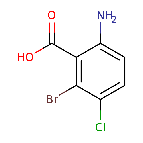 Benzoic acid, 6-amino-2-bromo-3-chloro-