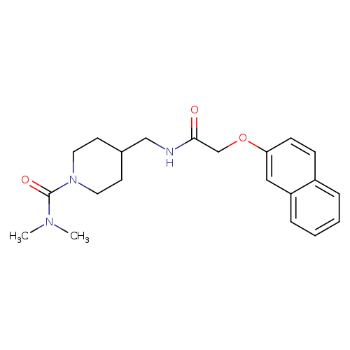 N,N-dimethyl-4-{[2-(naphthalen-2-yloxy)acetamido]methyl}piperidine-1-carboxamide