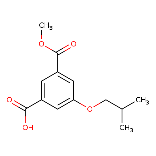 5-Isobutoxy-isophthalic acid monomethyl ester