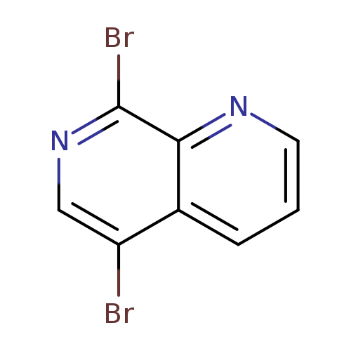 1,7-Naphthyridine, 5,8-dibromo-