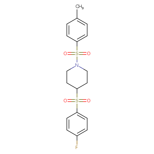4-(4-fluorobenzenesulfonyl)-1-(4-methylbenzenesulfonyl)piperidine