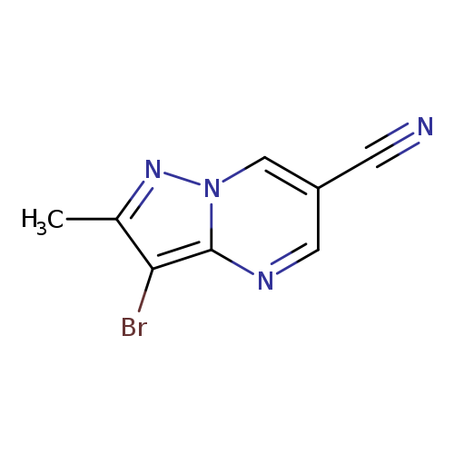 3-bromo-2-methylpyrazolo[1,5-a]pyrimidine-6-carbonitrile
