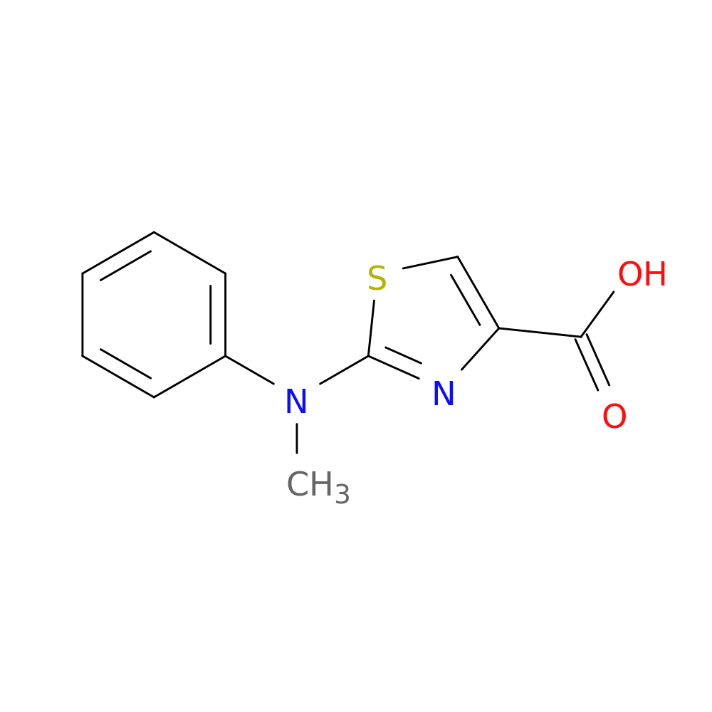 2-[methyl(phenyl)amino]-1,3-thiazole-4-carboxylic acid