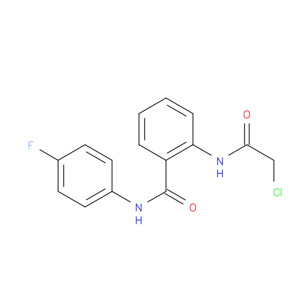2-(2-chloroacetamido)-N-(4-fluorophenyl)benzamide