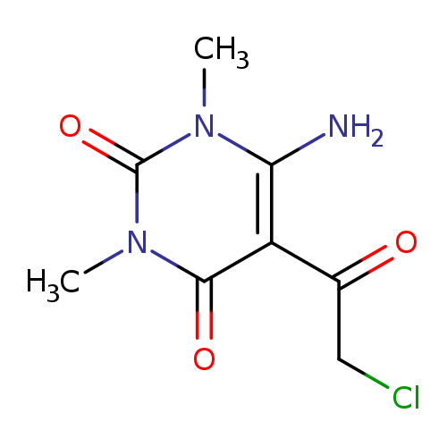 6-Amino-5-(2-chloroacetyl)-1,3-dimethylpyrimidine-2,4(1H,3H)-dione