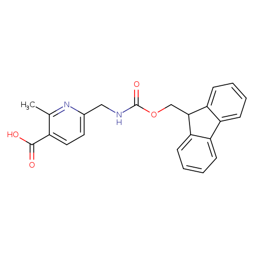 6-[({[(9H-fluoren-9-yl)methoxy]carbonyl}amino)methyl]-2-methylpyridine-3-carboxylic acid