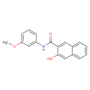 3-hydroxy-N-(3-methoxyphenyl)-2-Naphthalenecarboxamide