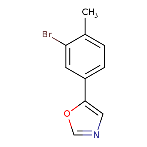 5-(3-Bromo-4-methylphenyl)-1,3-oxazole