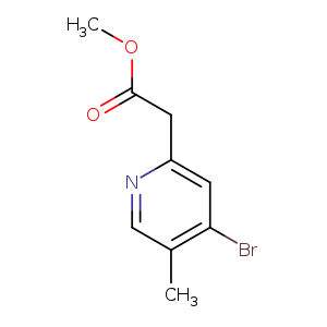 Methyl 2-(4-bromo-5-methylpyridin-2-yl)acetate