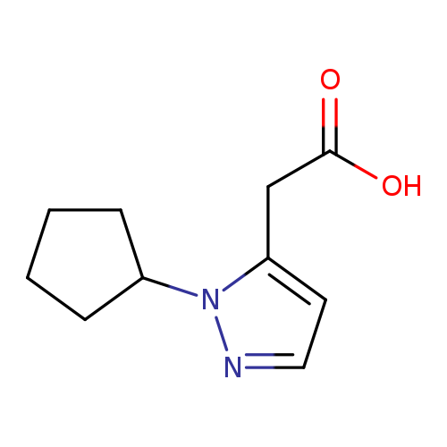 2-(1-Cyclopentyl-1H-pyrazol-5-yl)acetic acid