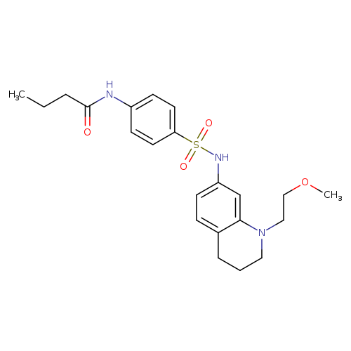N-(4-{[1-(2-methoxyethyl)-1,2,3,4-tetrahydroquinolin-7-yl]sulfamoyl}phenyl)butanamide