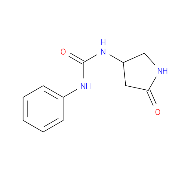 Urea, N-(5-oxo-3-pyrrolidinyl)-N'-phenyl-