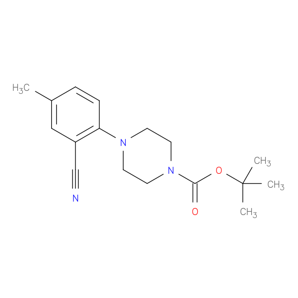 tert-Butyl 4-(2-cyano-4-methylphenyl)piperazine-1-carboxylate