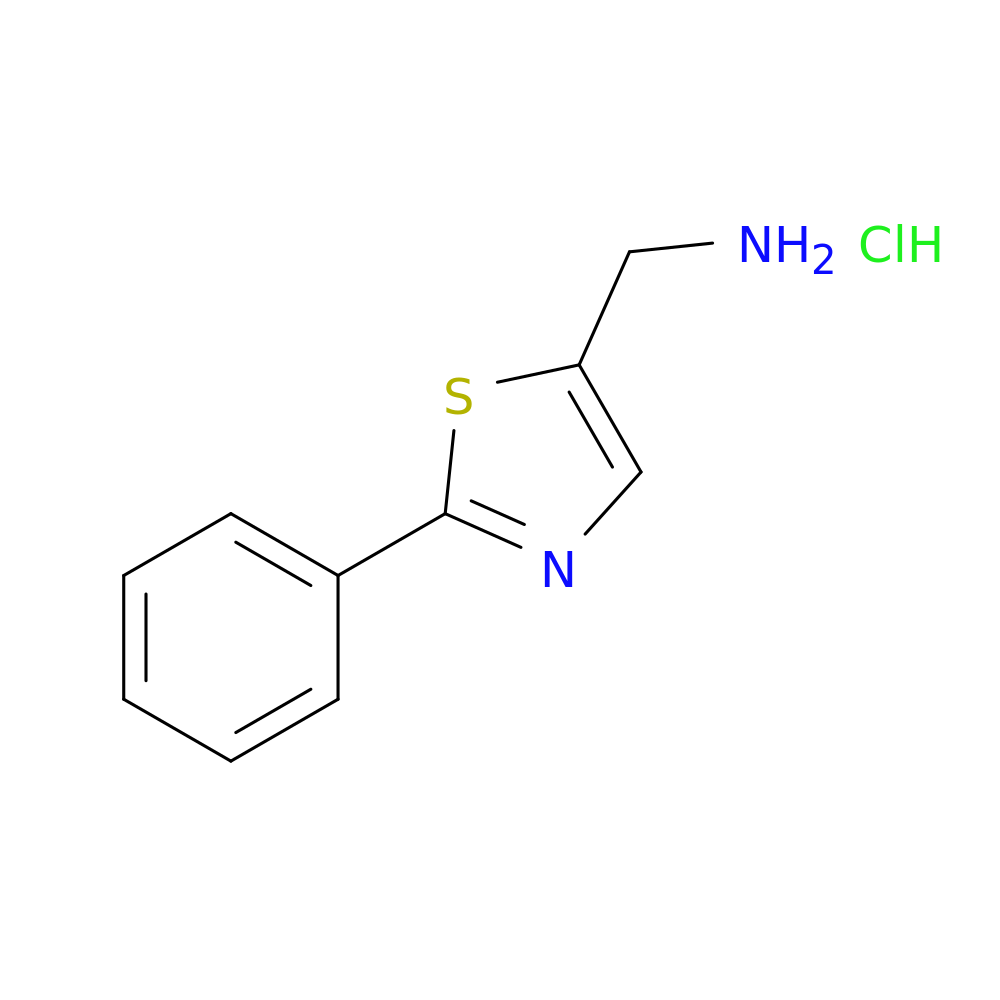 (2-Phenyl-1,3-thiazol-5-yl)methanamine hydrochloride