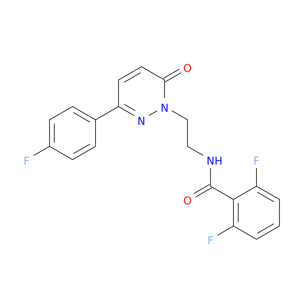 2,6-difluoro-N-{2-[3-(4-fluorophenyl)-6-oxo-1,6-dihydropyridazin-1-yl]ethyl}benzamide