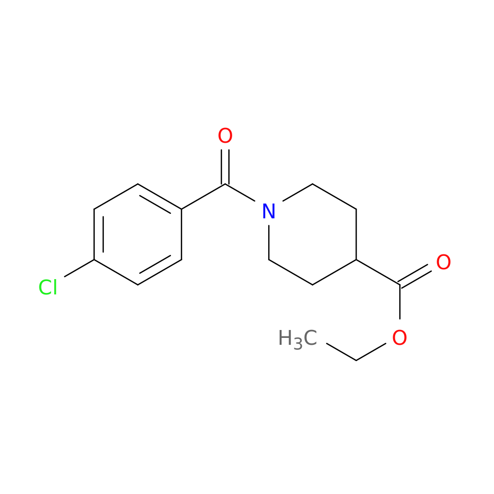 Ethyl 1-(4-chlorobenzoyl)-4-piperidinecarboxylate
