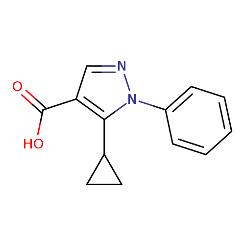 5-Cyclopropyl-1-phenyl-1h-pyrazole-4-carboxylic acid