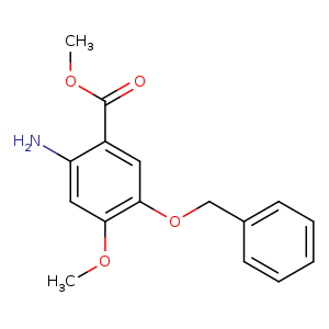methyl 2-amino-4-methoxy-5-(phenylmethoxy)benzoate