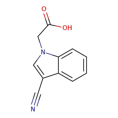 2-(3-Cyano-1H-indol-1-yl)acetic acid