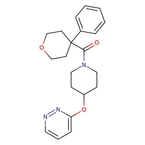 3-{[1-(4-phenyloxane-4-carbonyl)piperidin-4-yl]oxy}pyridazine