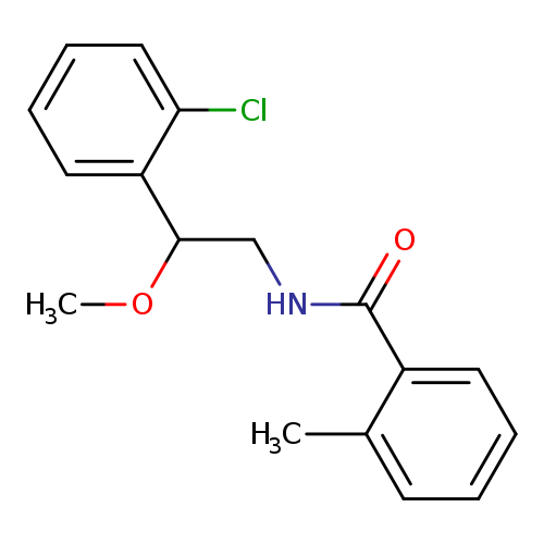 N-[2-(2-chlorophenyl)-2-methoxyethyl]-2-methylbenzamide