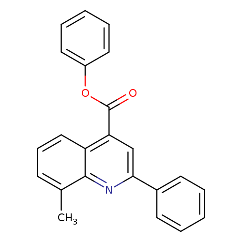 phenyl 8-methyl-2-phenyl-4-quinolinecarboxylate