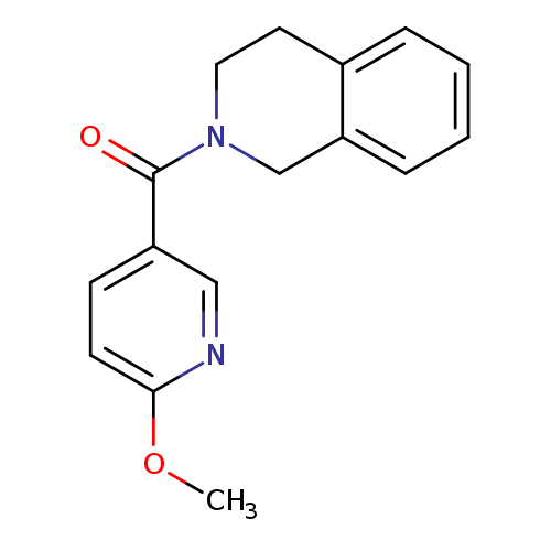 2-(6-methoxypyridine-3-carbonyl)-1,2,3,4-tetrahydroisoquinoline