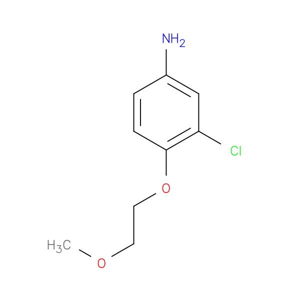 3-Chloro-4-(2-methoxyethoxy)aniline