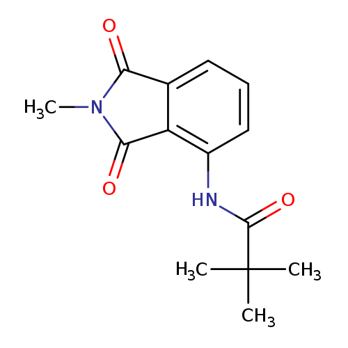 2,2-dimethyl-N-(2-methyl-1,3-dioxo-2,3-dihydro-1H-isoindol-4-yl)propanamide