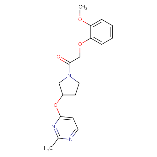 2-(2-methoxyphenoxy)-1-{3-[(2-methylpyrimidin-4-yl)oxy]pyrrolidin-1-yl}ethan-1-one