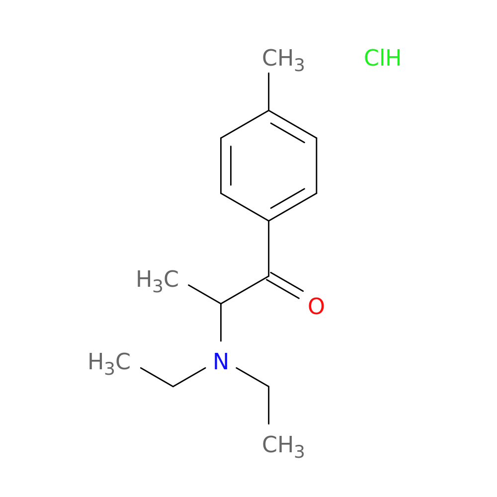 2-(diethylamino)-1-(4-methylphenyl)-1-propanone,monohydrochloride
