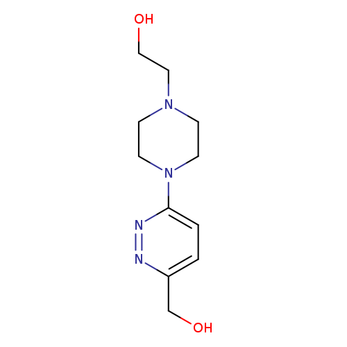 2-(4-[6-(Hydroxymethyl)pyridazin-3-yl]piperazin-1-yl)ethan-1-ol